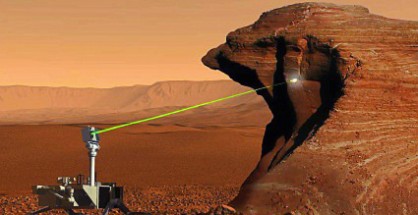 ChemCam Laser On Curiosity: An Artistic View