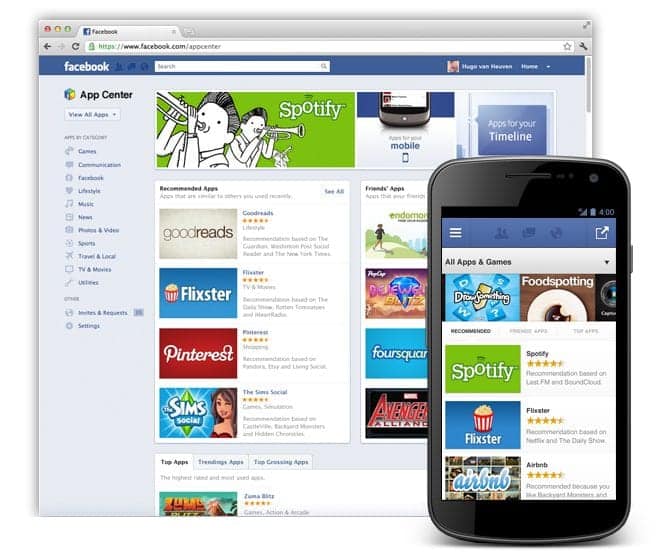 Facebook App Center to arrive soon....