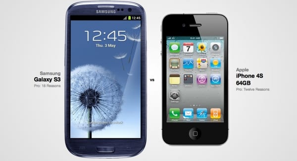 Galaxy S3 vs iPhone 5