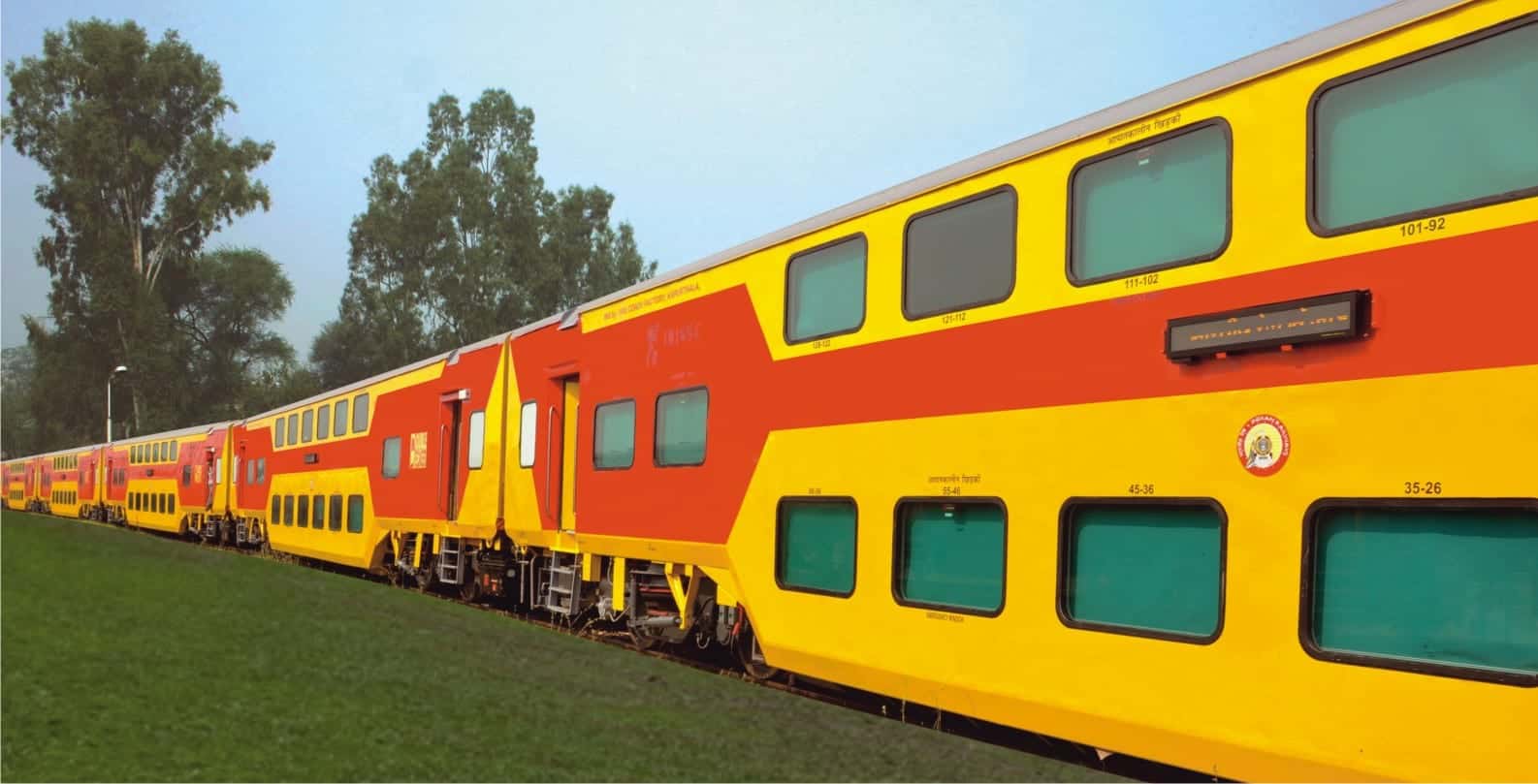 Indian Double Decker Train
