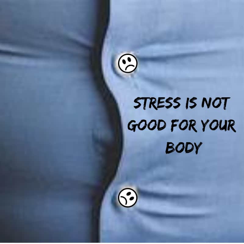 Stress is not good for your body